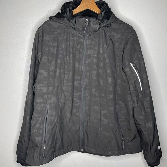 Free country youth girls XXL Lined jacket with hood fits like a women’s medium - Picture 1 of 9